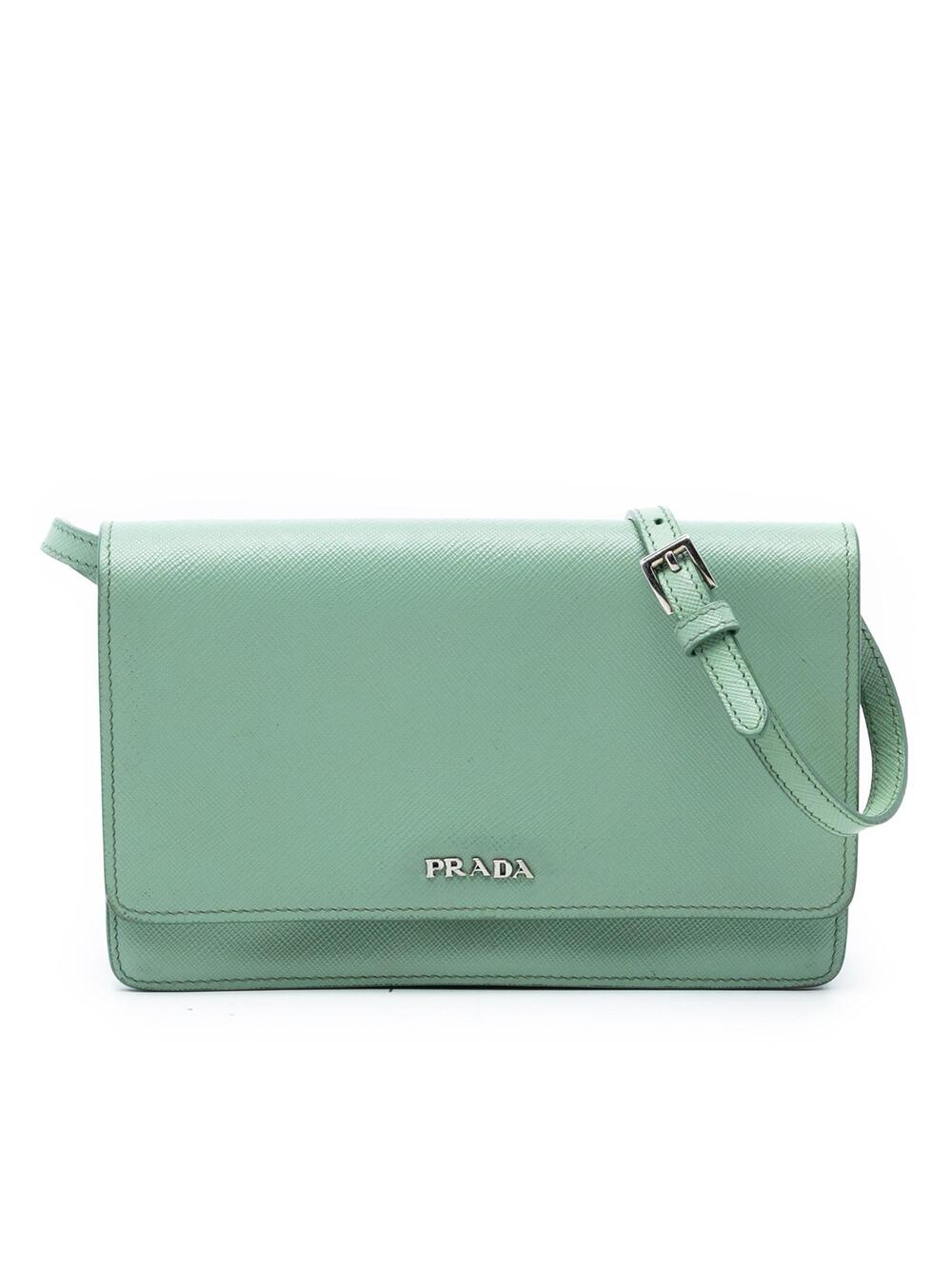 Prada Wallet Crossbody Saffiano Leather #287305P65B